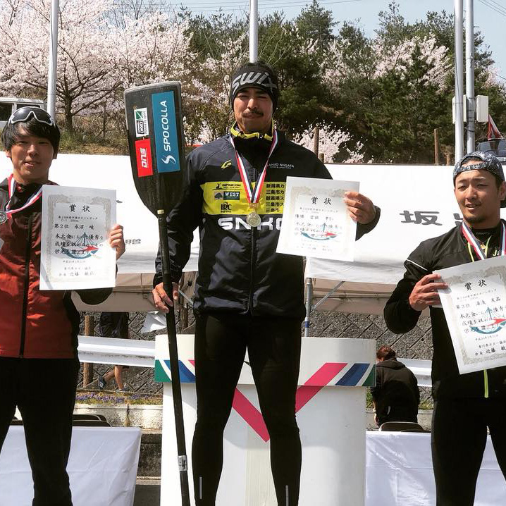 2018カヌースプリント海外派遣選手選考会で優勝
