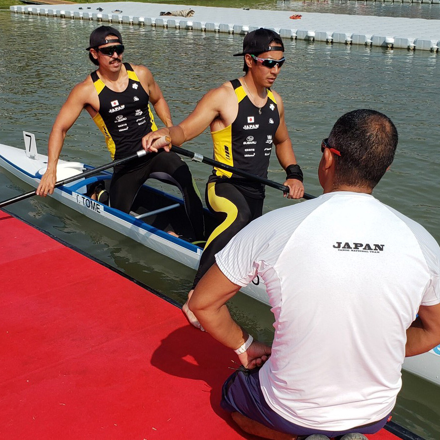 ICF世界カヌースプリント選手権に出場